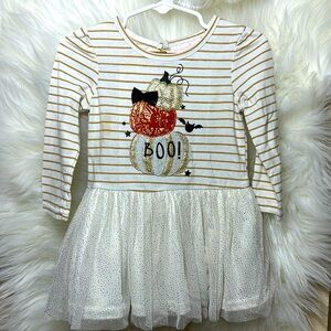 Youngland 2T Halloween Dress w/Gold Pants